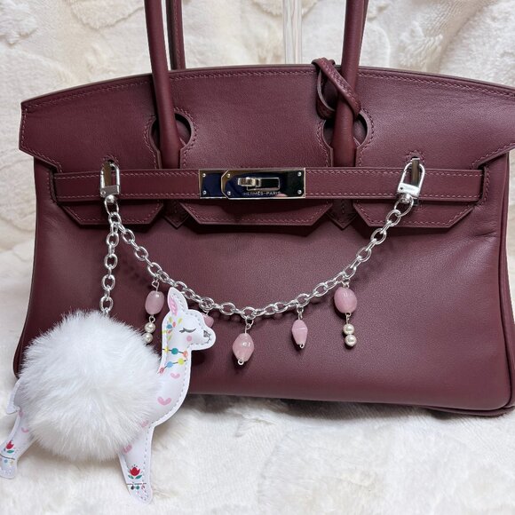 Handbags - ✨ Handmade White Alpaca Pom Pom Bag Charm ✨